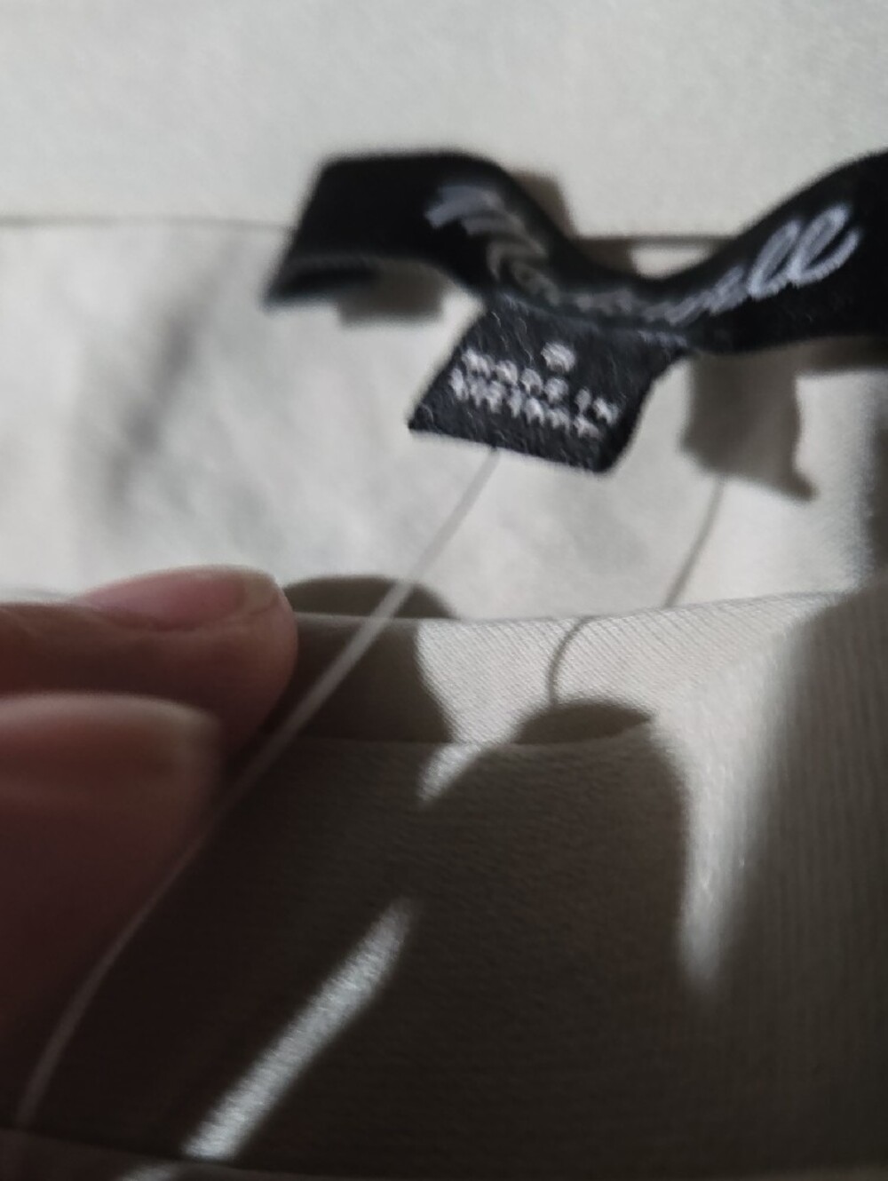 Nwt Madewell Maxi Skirt Natural Sz 8 - Picture 3 of 8